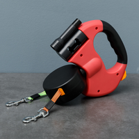 DualDog™ — Samonavíjecí 360° rotační vodítko pro dva psy
